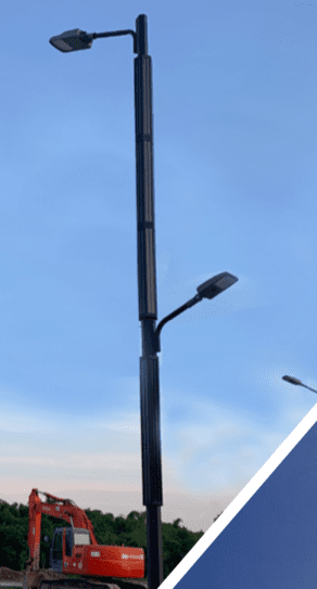 Integrated Pole Solar Street Light